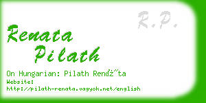 renata pilath business card